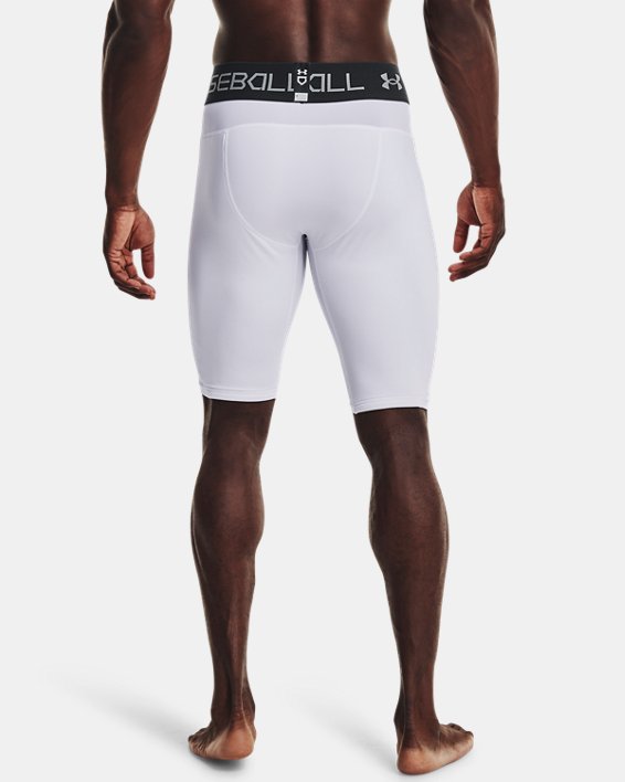 Men's UA Utility Sliding Shorts, White, pdpMainDesktop image number 1